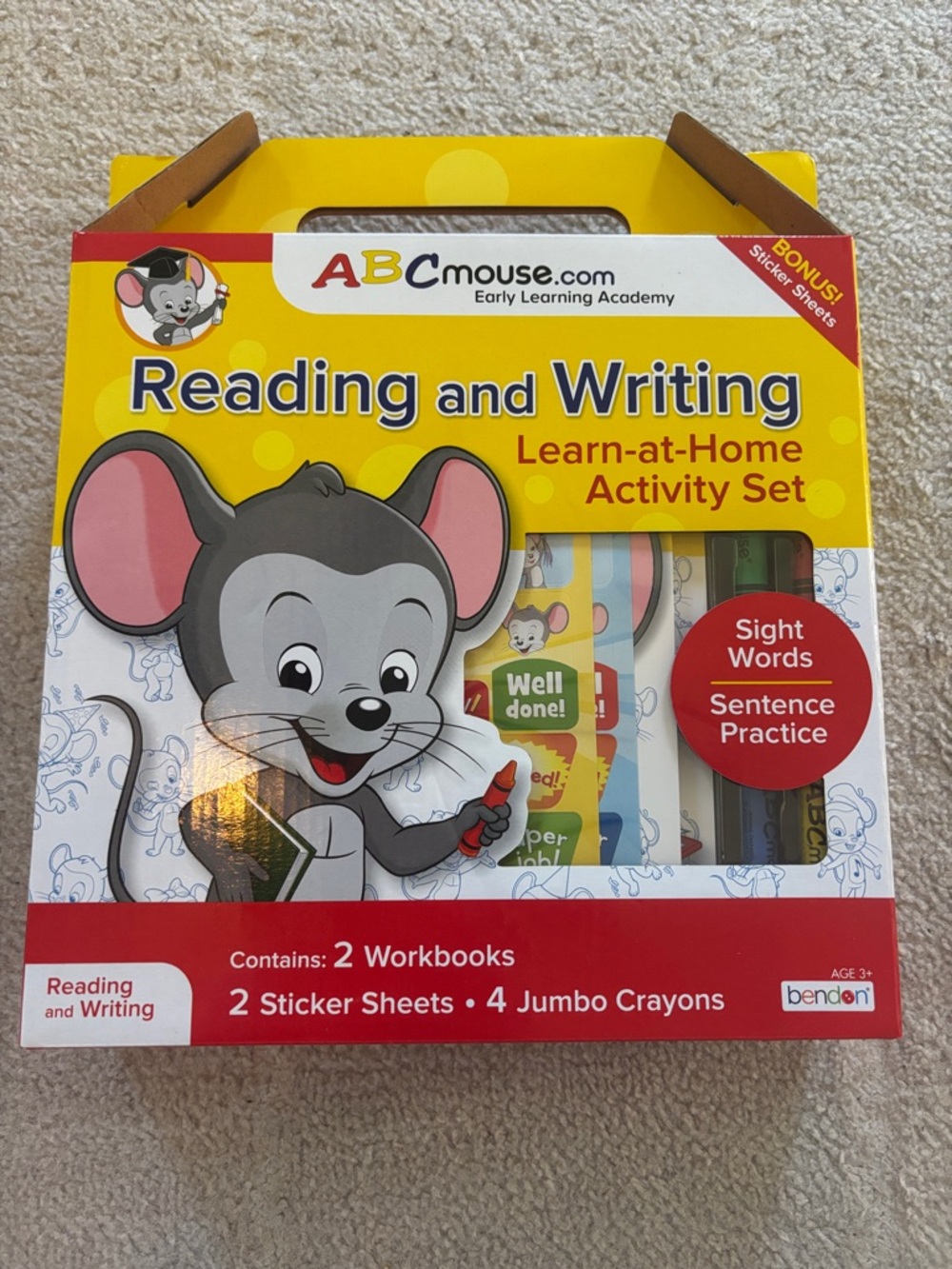 ABCmouse Reading and Writing Learn-at-Home Activity Set - Yellow